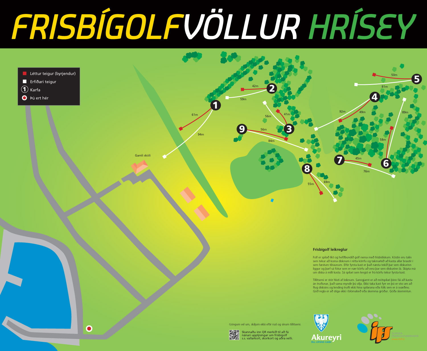 Frisbígolfvöllur