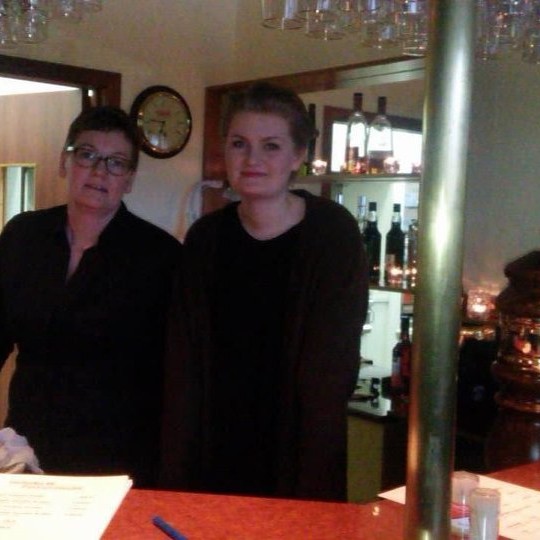 Linda María og Gréta Kristín dóttir hennar