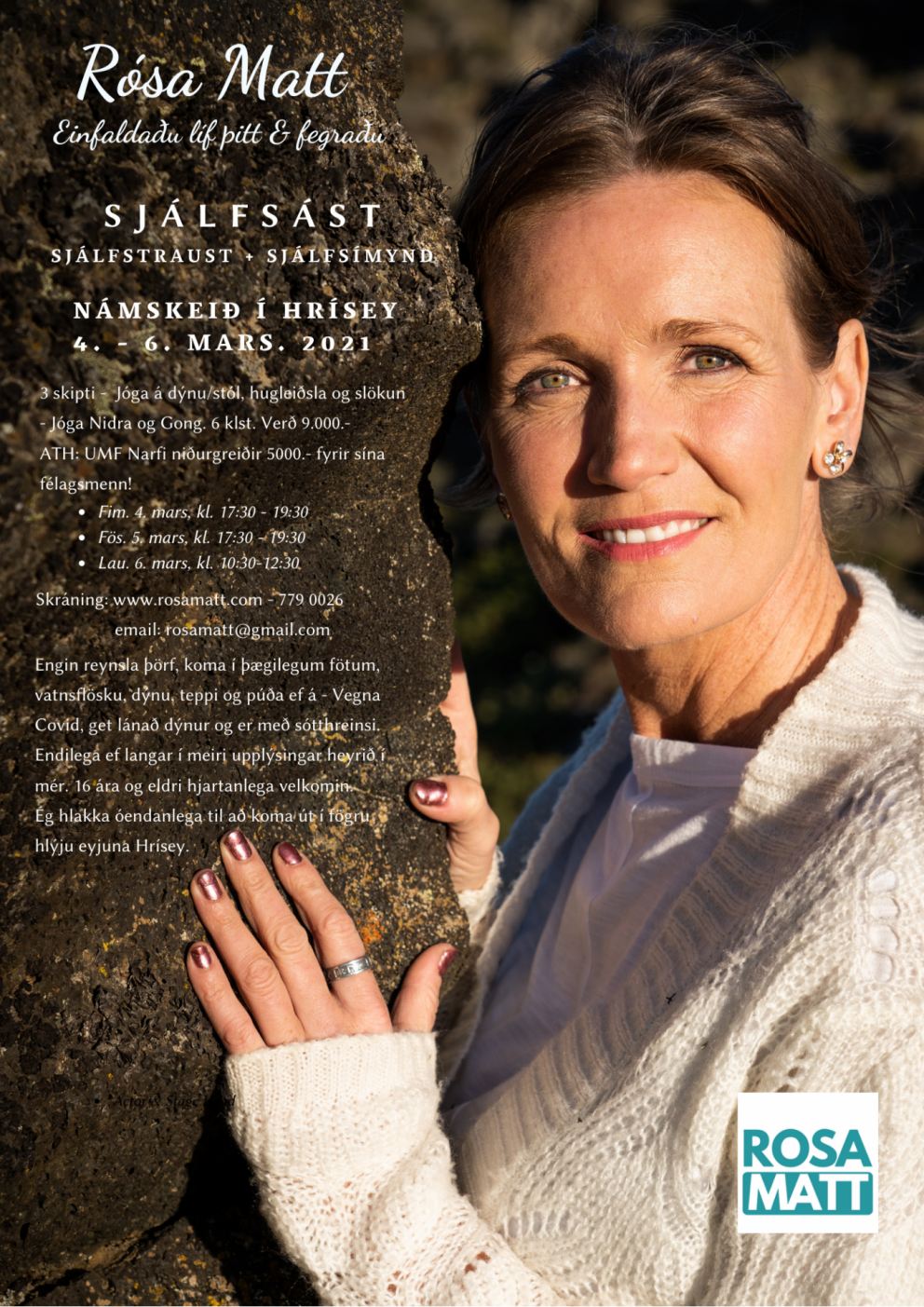 Námskeið með Rósu Matt.