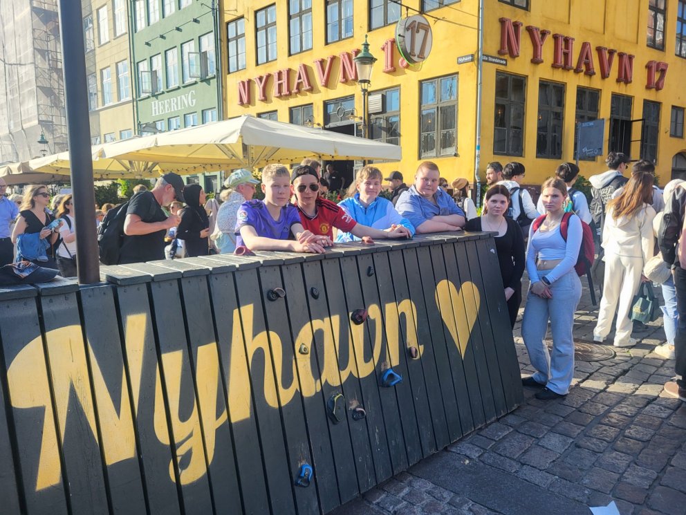 Hríseyskir unglingar eru að taka yfir Kaupmannahöfn þessa dagana!