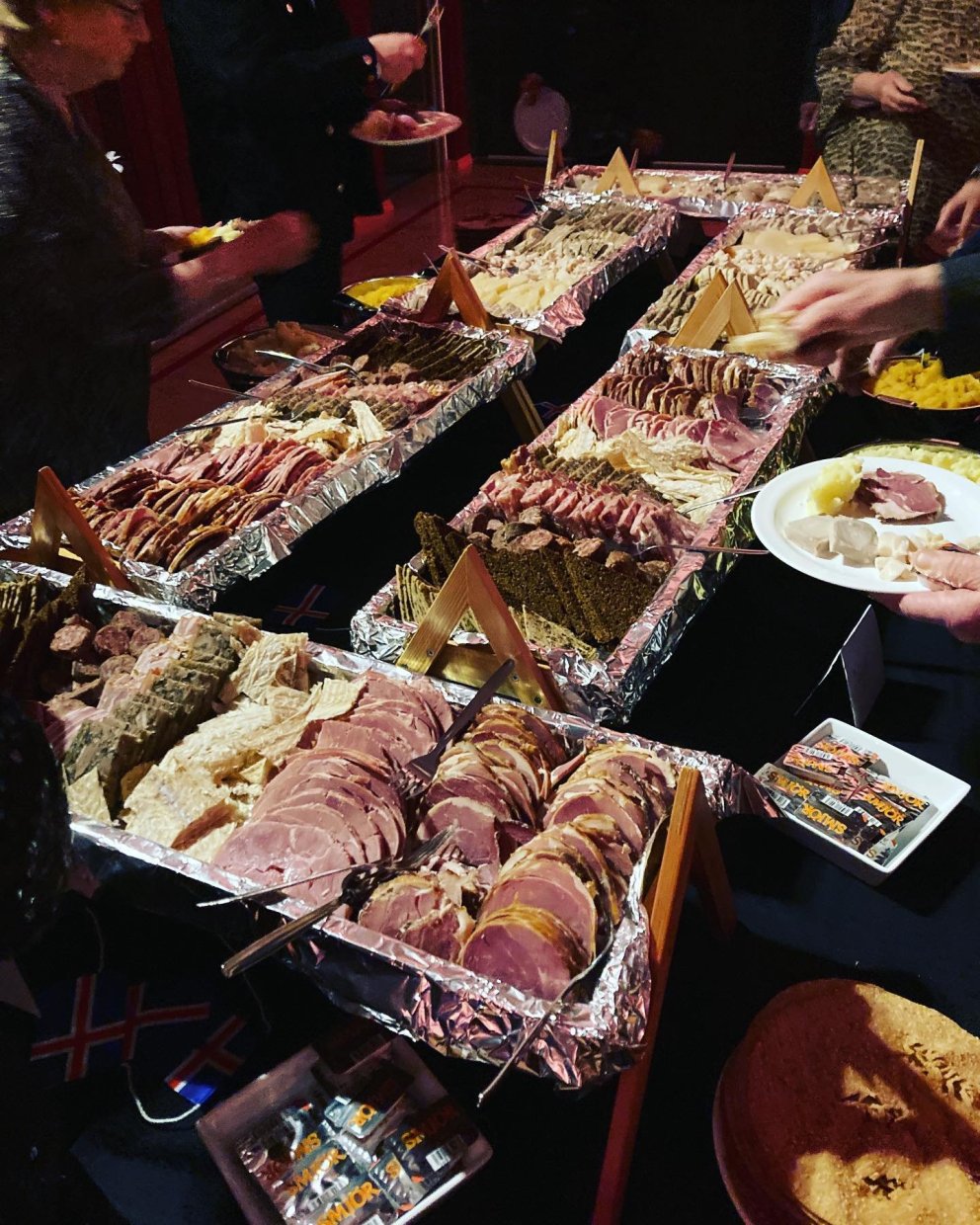 Þorramatur frá Verbúðinni 66 á Þorrablóti Hríseyjar