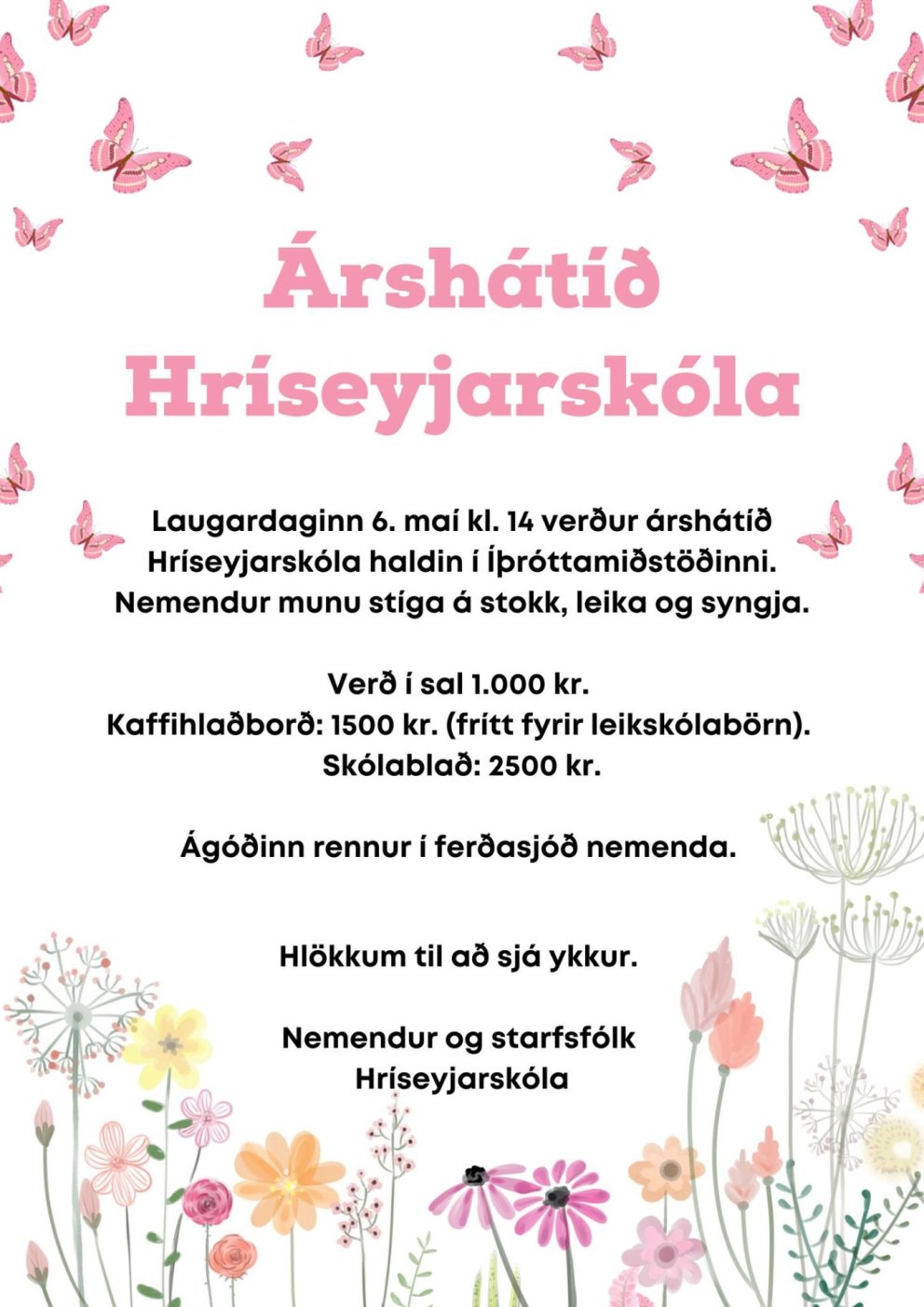 Árshátíð Hríseyjarskóla