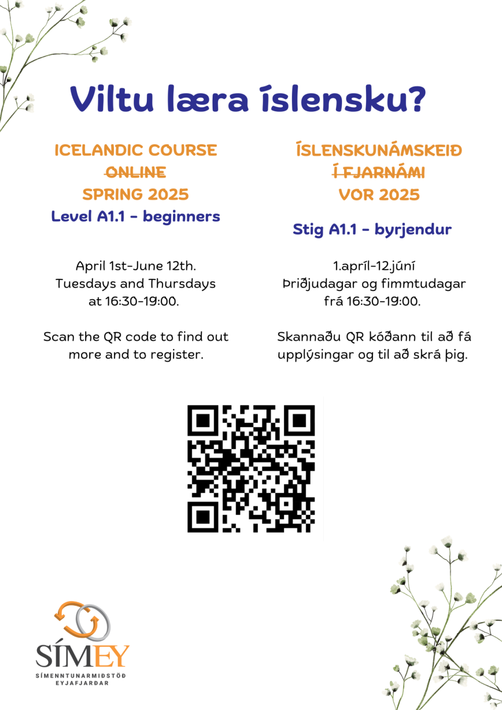 Online Icelandic course!