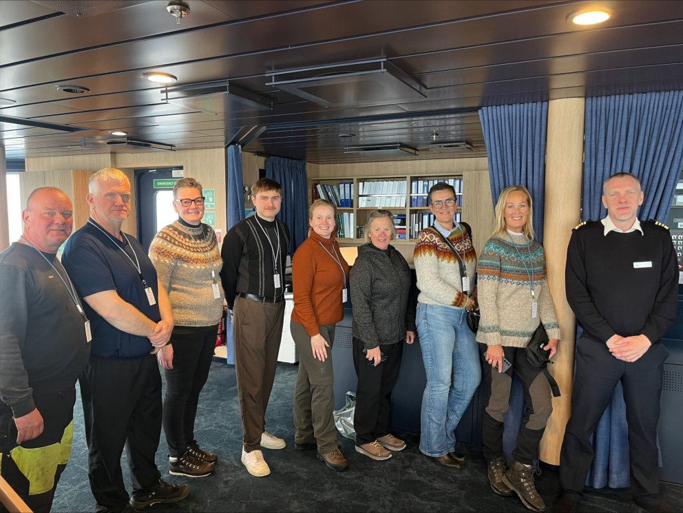 Hópurinn samankominn.