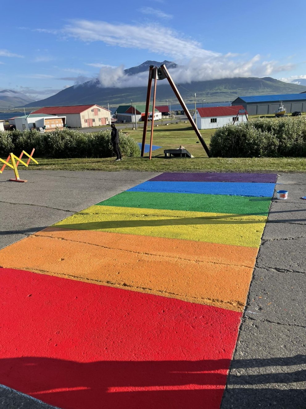 Hátíðarstemning í öllum litum í Hrísey