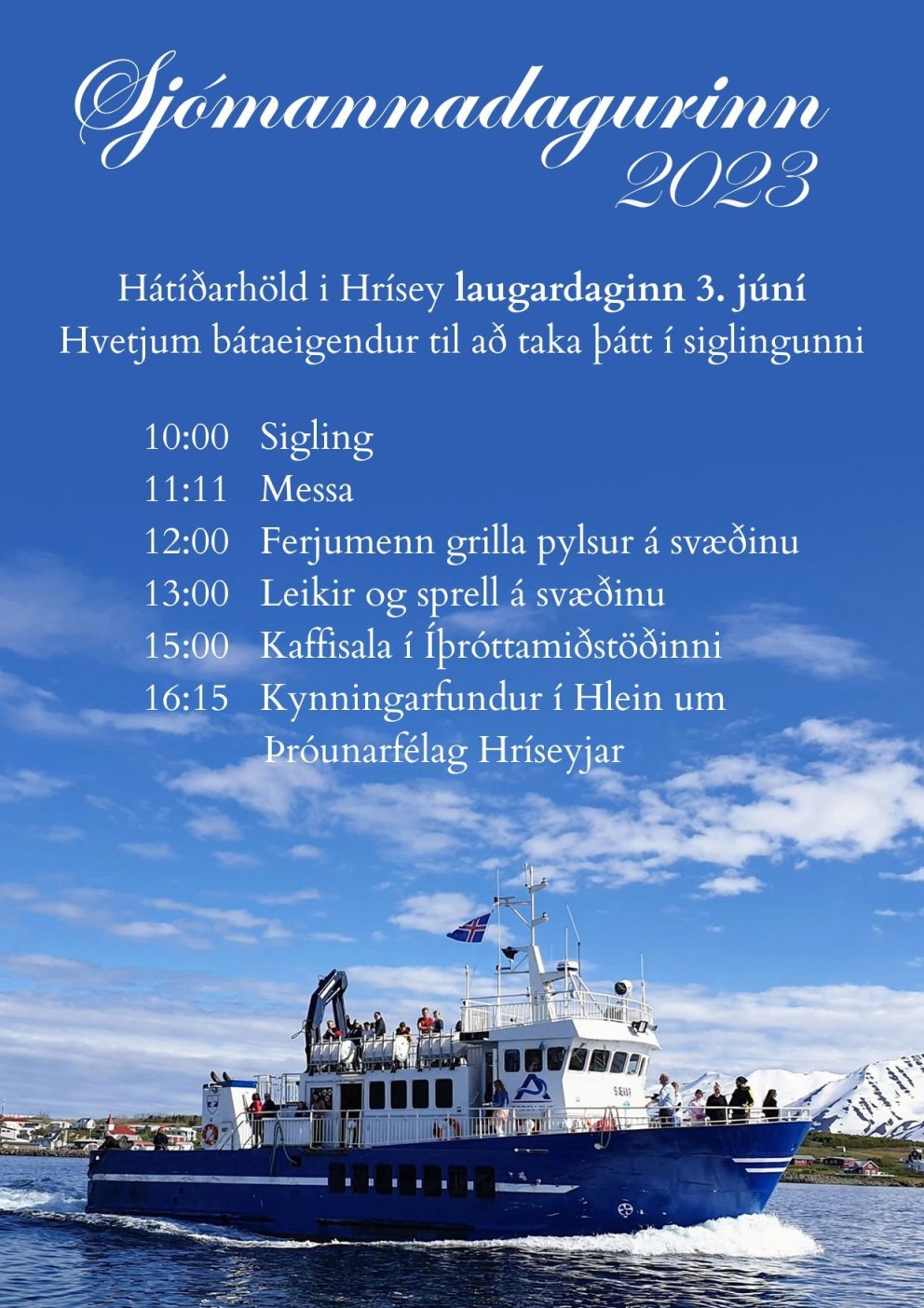 Sjómannadagshátíð í Hrísey