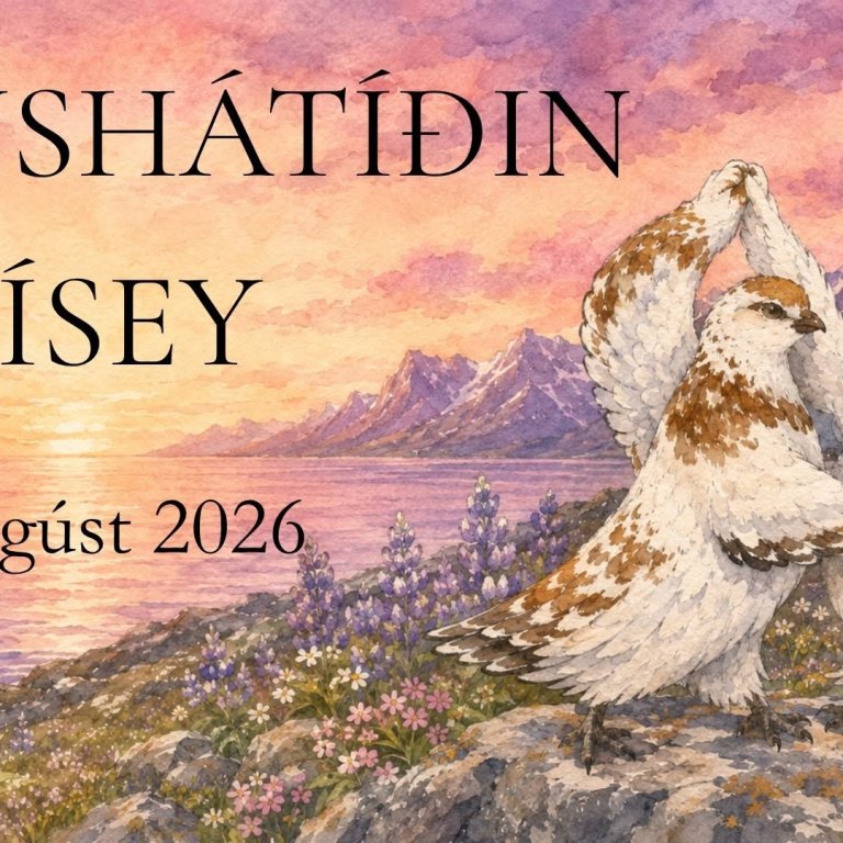 Danshátíð Hrísey 14. - 15. ágúst - dagskrá.