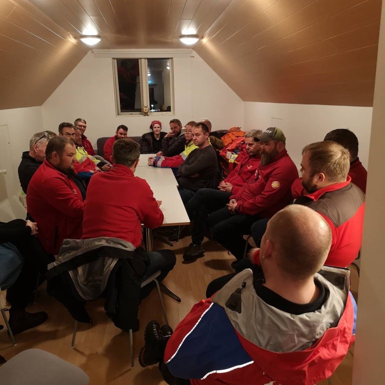 Svæðisstjórn í heimsókn hjá Björgunarsveit Hríseyjar