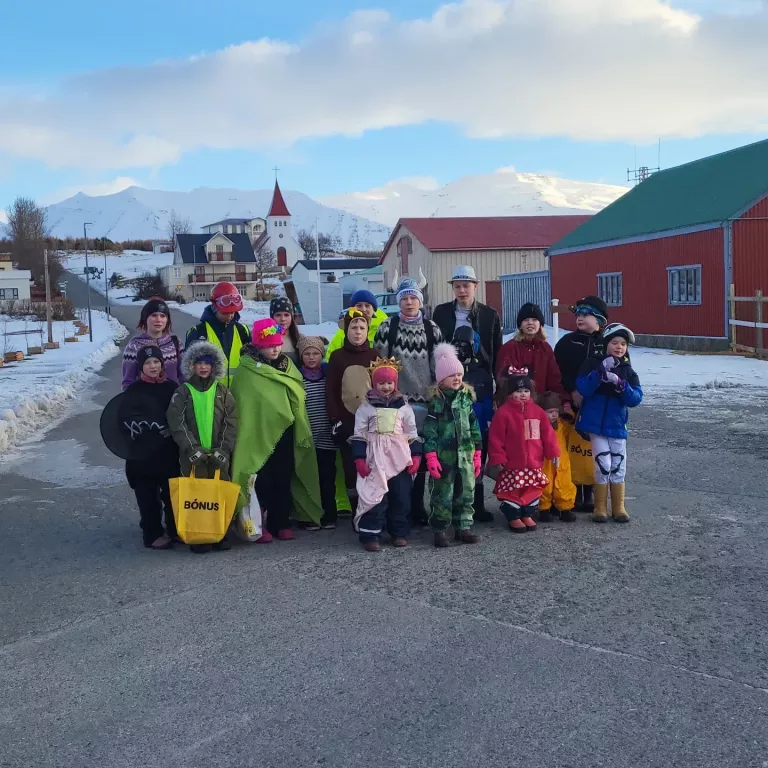 Öskudagshópurinn í Hrísey