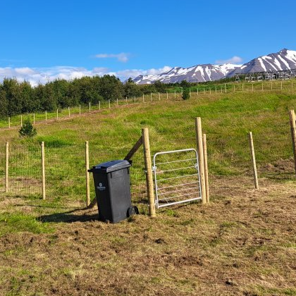 Hundagerði sett upp í Hrísey