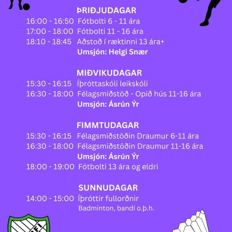 Frábær og gjaldfrjáls dagskrá