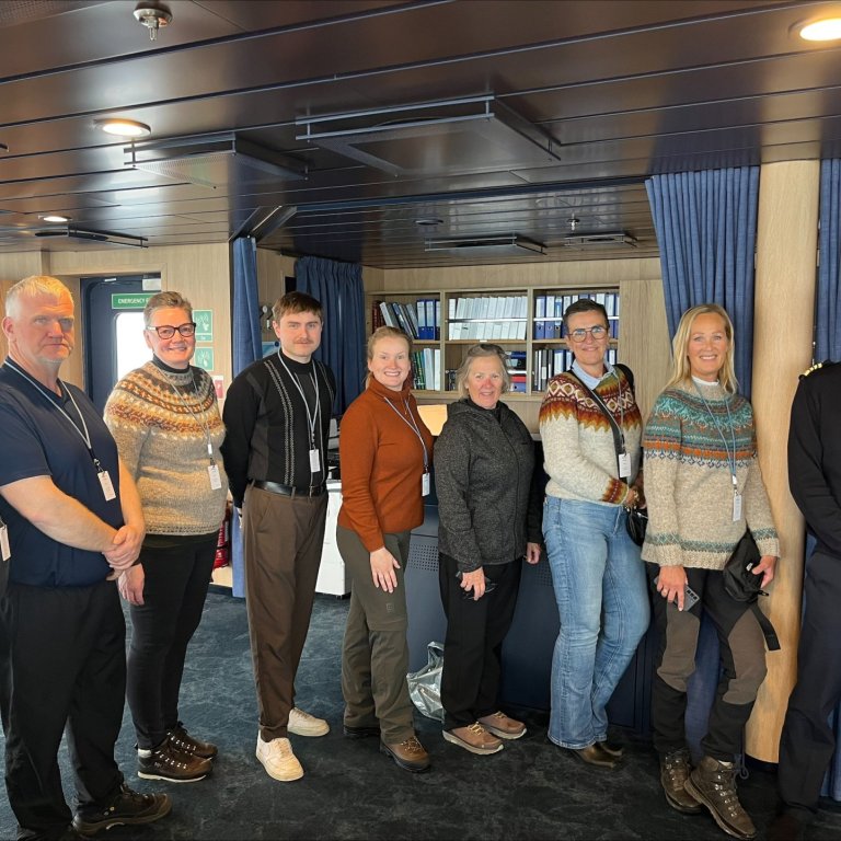 Hópurinn samankominn.