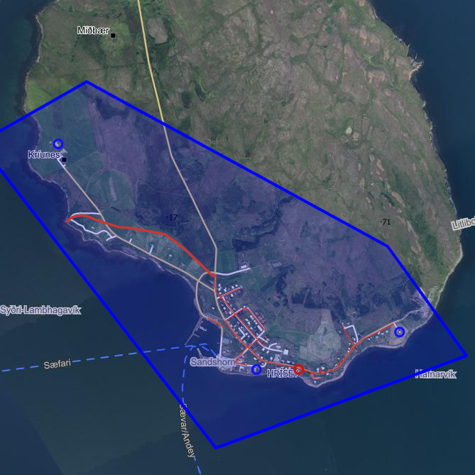 Heitavatnsrof 10.11. 2022 í Hrísey